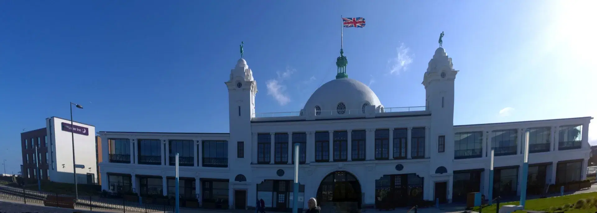 Whitley Bay Market at the Victorian station